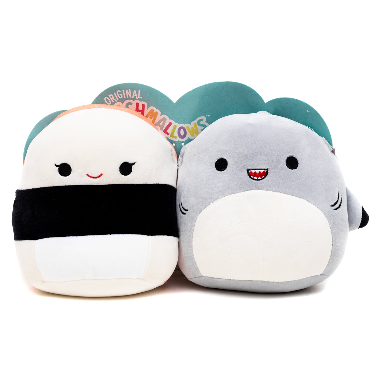 Squishmallow - Pairs 8" Plush Solenn the Sushi & Gordon the Shark