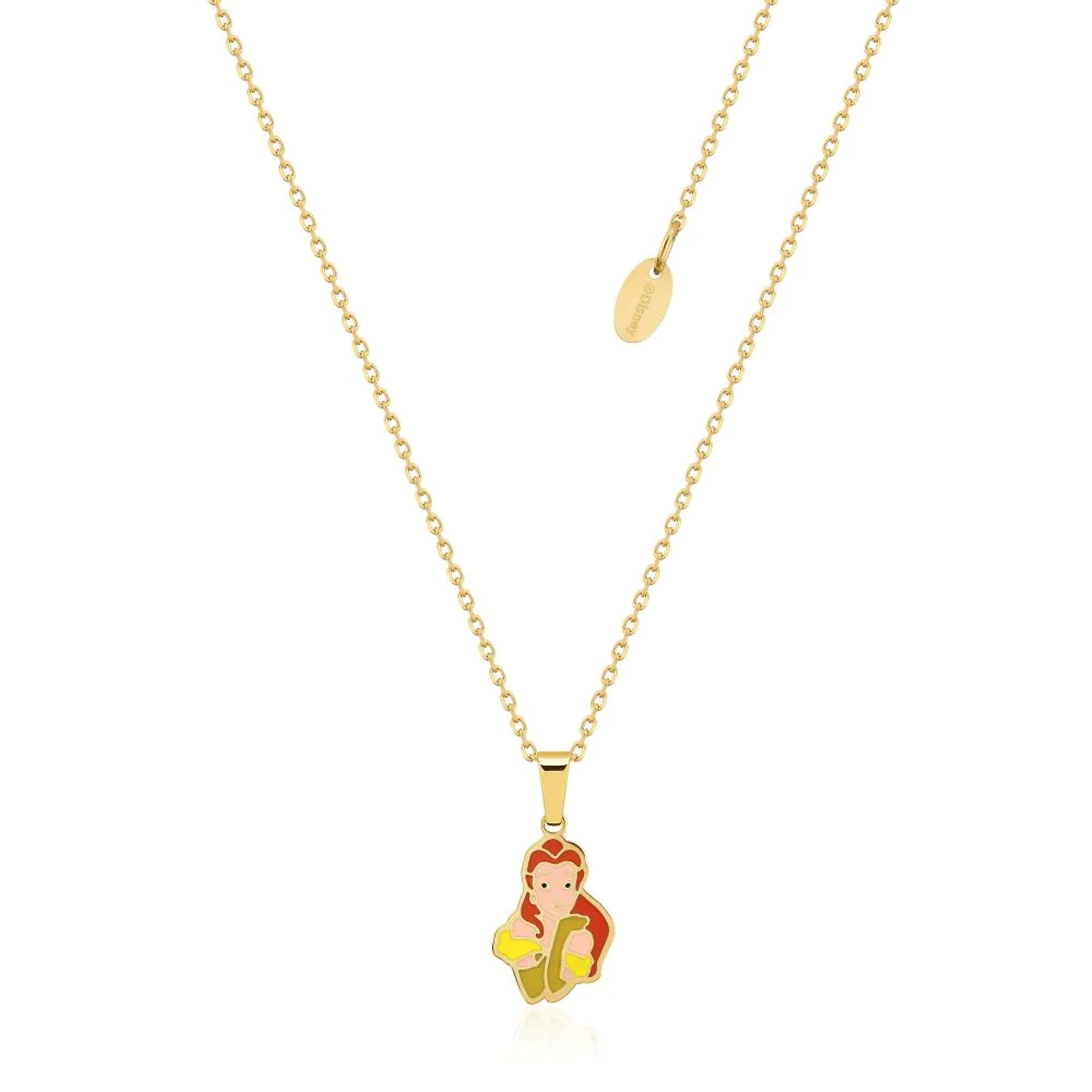 Disney Beauty and the Beast Belle Necklace - Gold