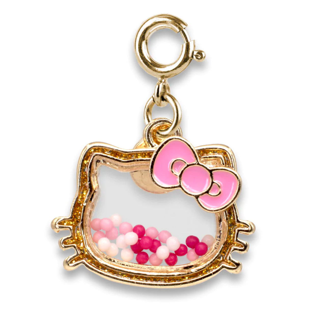 CHARM IT! - Gold Hello Kitty Shaker Charm