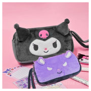 Sanrio Double-Sided 2 Zipper Pouch - Kuromi