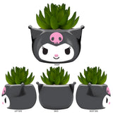 Sanrio Kuromi Smiling Head Mini Ceramic Planter