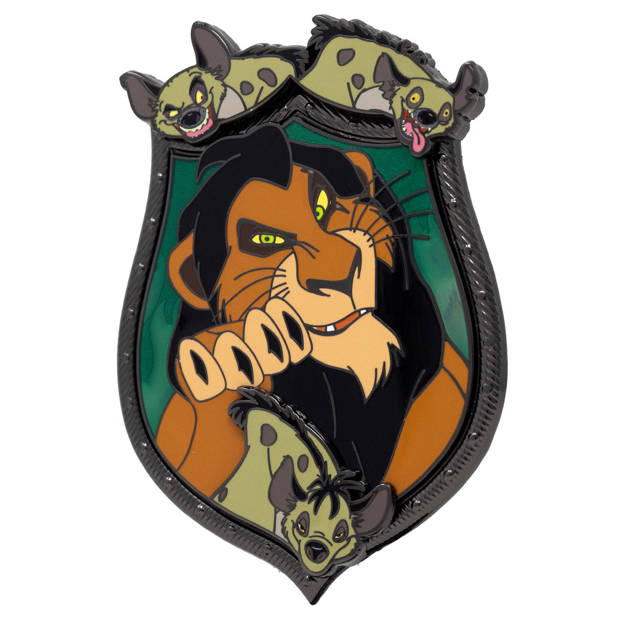 Disney Coat of Arms Scar 3" Collectible Pin on Pin Special Edition 400 - PREORDER