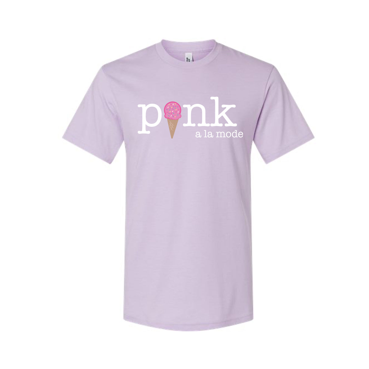 Pink a la Mode Logo Tee - Lavender