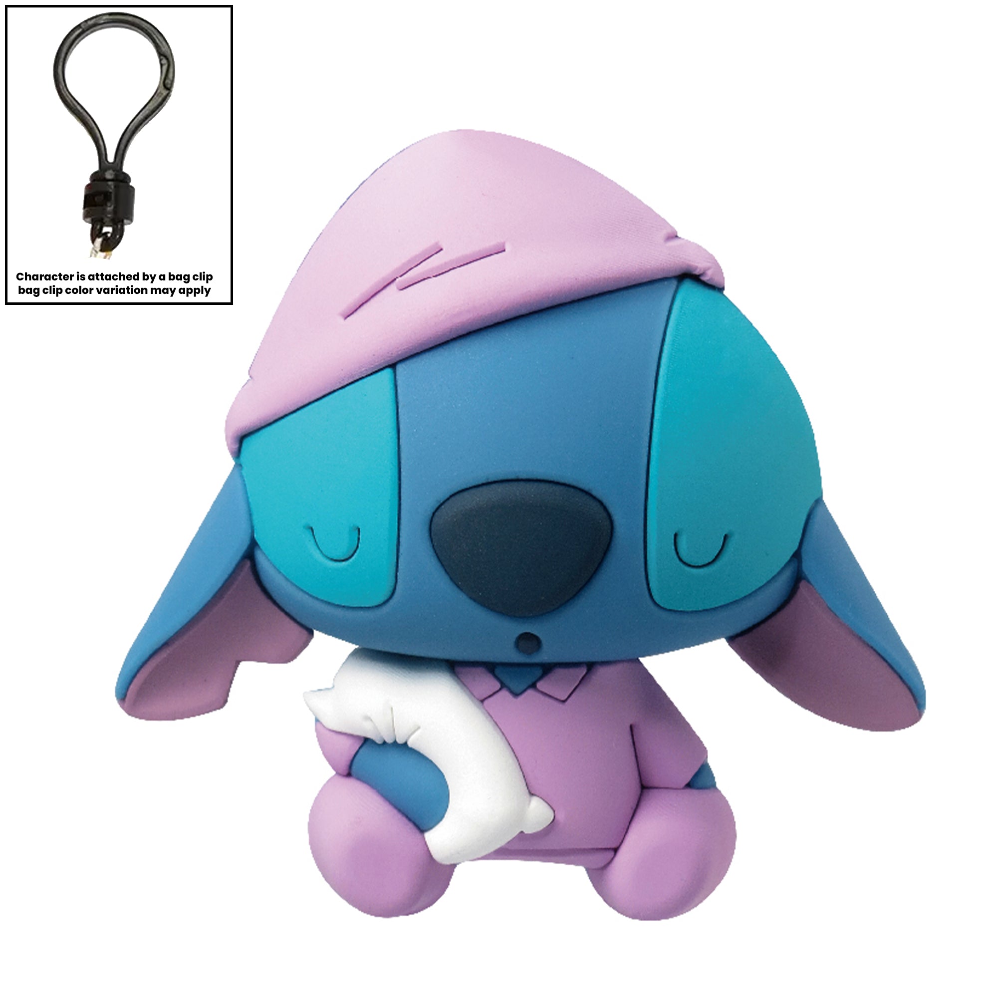 Disney Lilo and Stitch Sleepy Stitch Bag Clip/Ornament