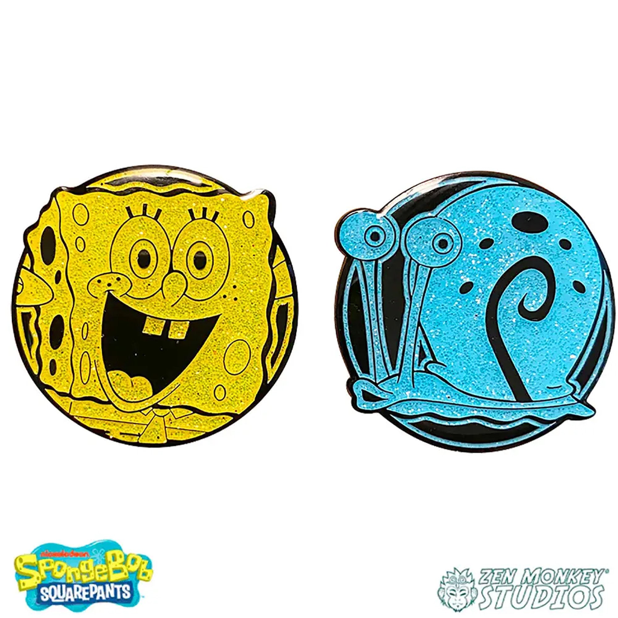 Spongebob and Gary - Spongebob Squarepants Pin Set