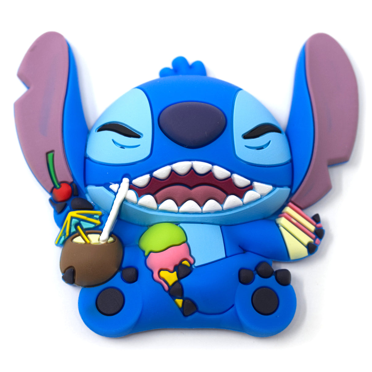 Stitch with Food 3D Foam Magnet