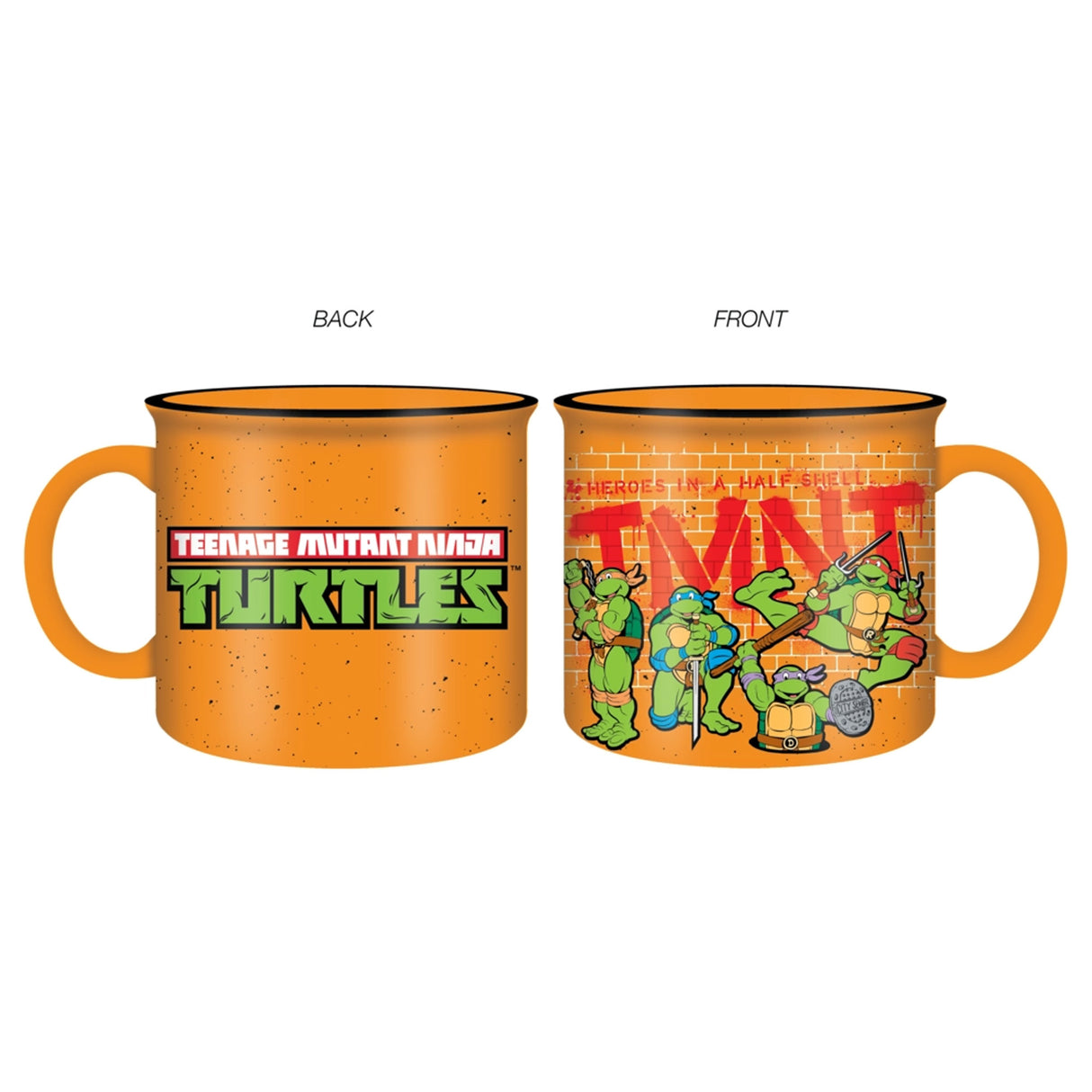 Teenage Mutant Ninja Turtles Heroes in A Half Shell 20oz Ceramic Camper Mug