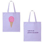 Pink a la Mode Tote - Lavender