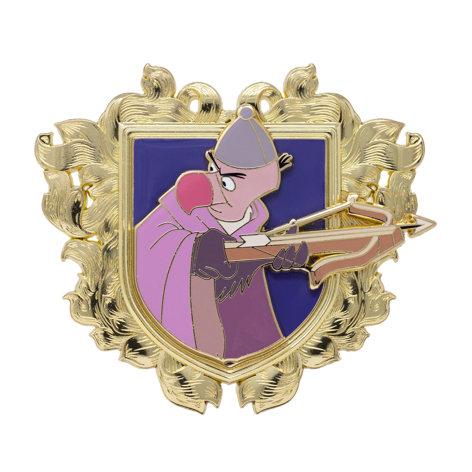 Disney Robin Hood Family Crest - Trigger 3" Collectible Pin on Pin Special Edition 300