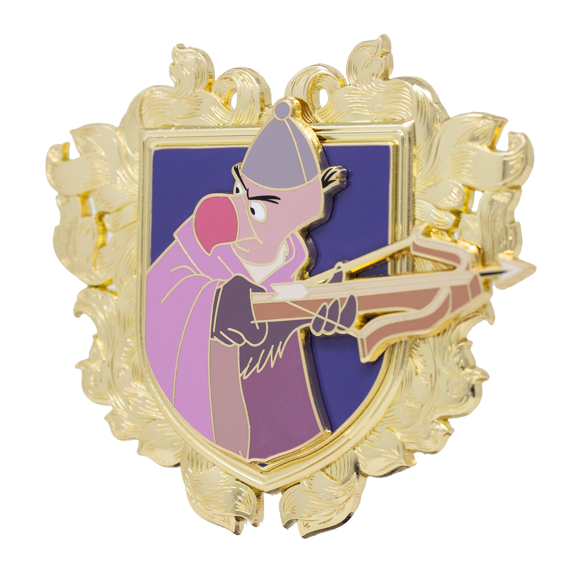 Disney Robin Hood Family Crest - Trigger 3" Collectible Pin on Pin Special Edition 300