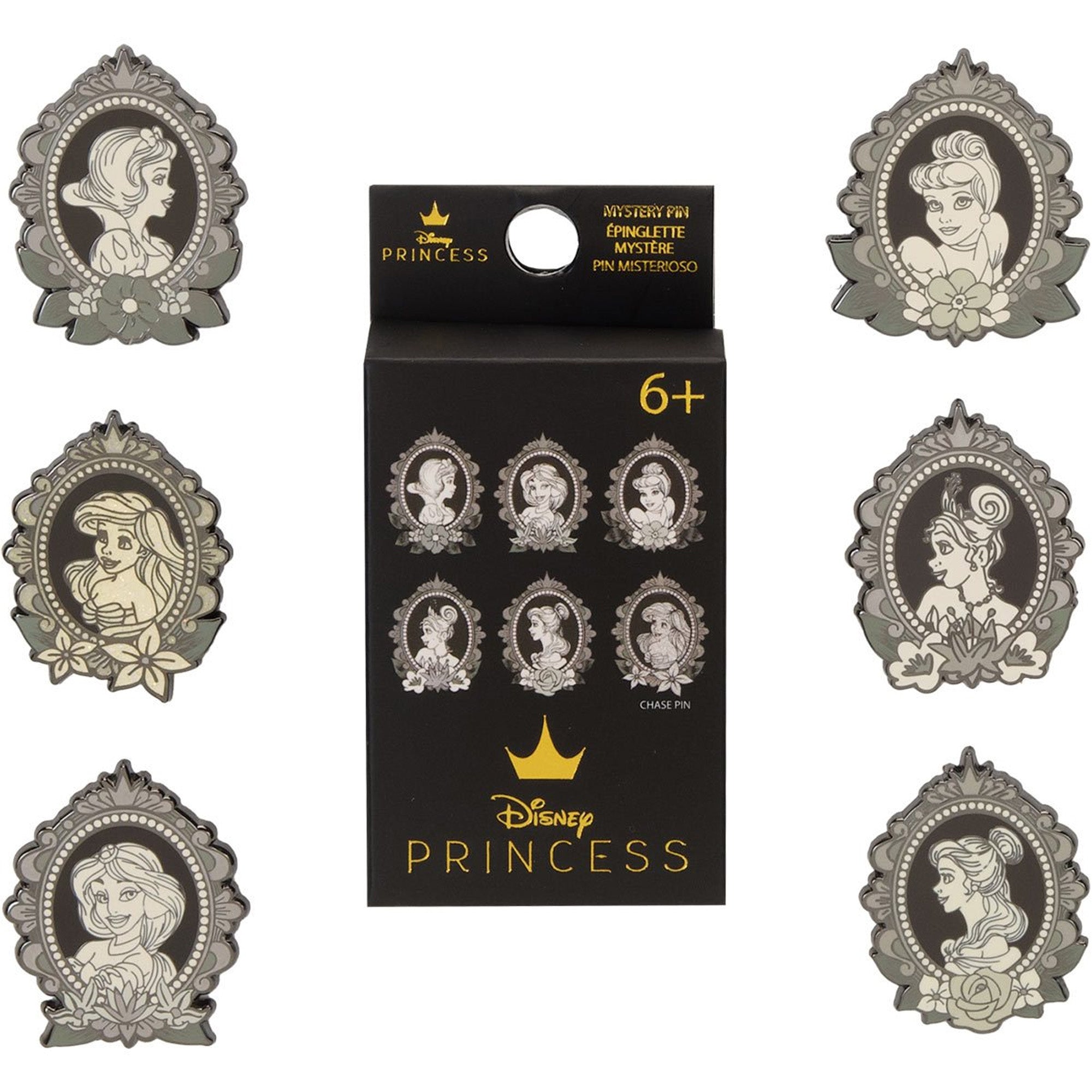 Loungefly Disney Princess Cameos Mystery Box Pins