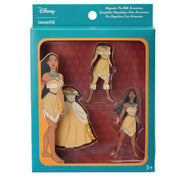 Loungefly Disney Pocahontas Paper Doll Magnetic Pin Set