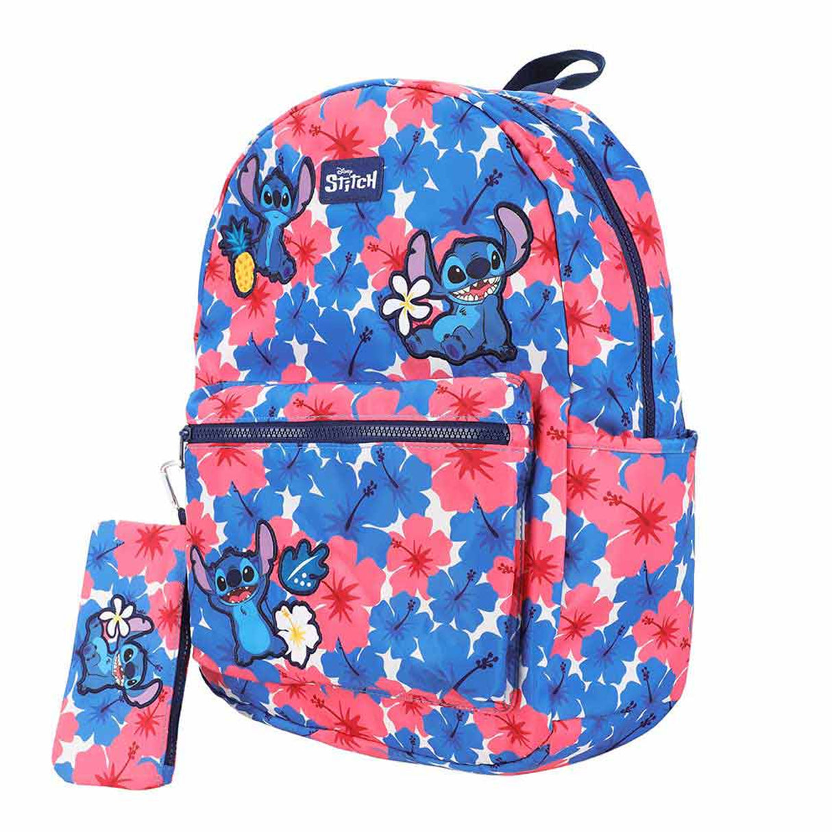 Disney Stitch Travel Youth Pouch & Backpack Set