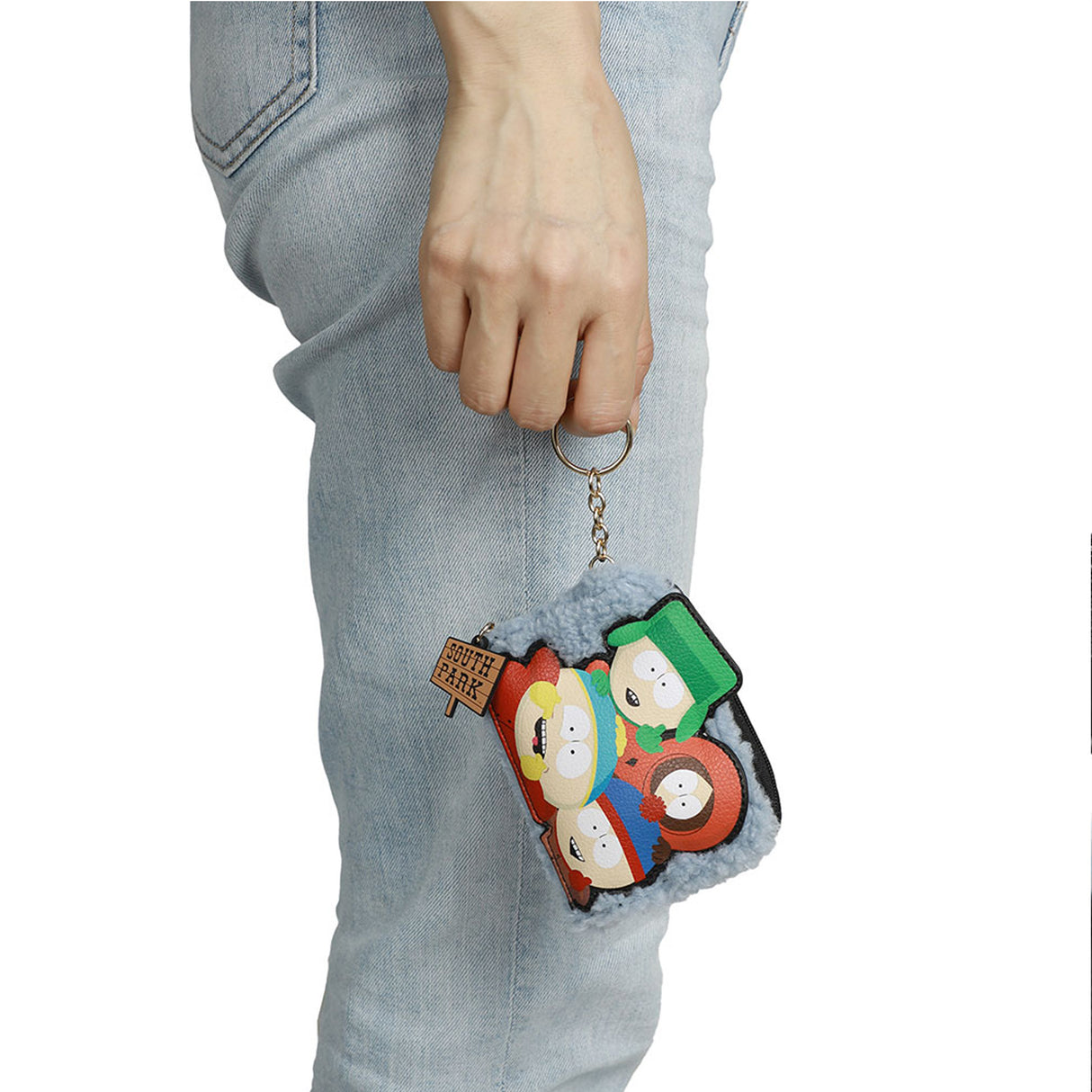 South Park Sherpa Mini Zip Around Wallet