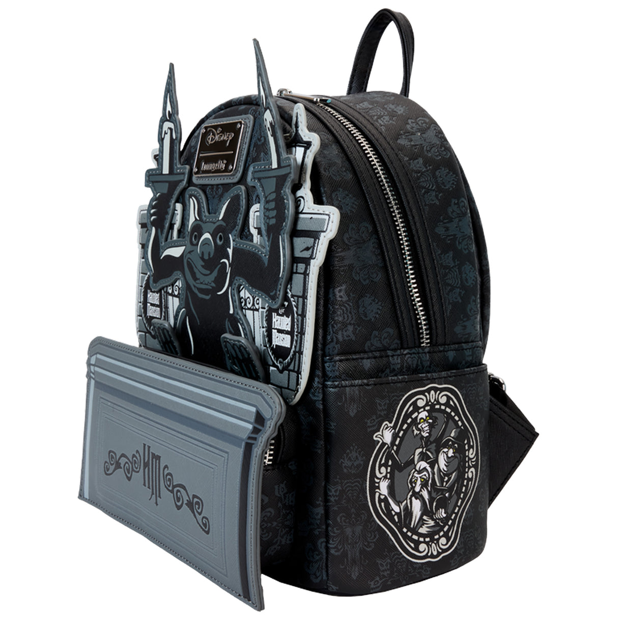 The Haunted Mansion Gargoyle Wallpaper Light Up Glow Mini Backpack