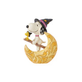 Jim Shore - Peanuts Snoopy Witch with Moon Figurine