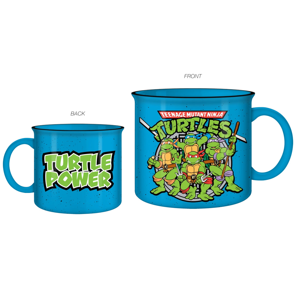 Teenage Mutant Ninja Turtles Classic Group Pose 20oz Ceramic Camper Mug