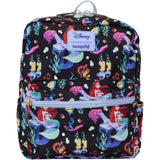 The Little Mermaid 35th Anniversary Life is the Bubbles All-Over Print Nylon Square Mini Backpack