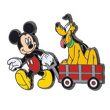 Disney Mickey and Pluto 2.5" Collectible Pin - NEW RELEASE