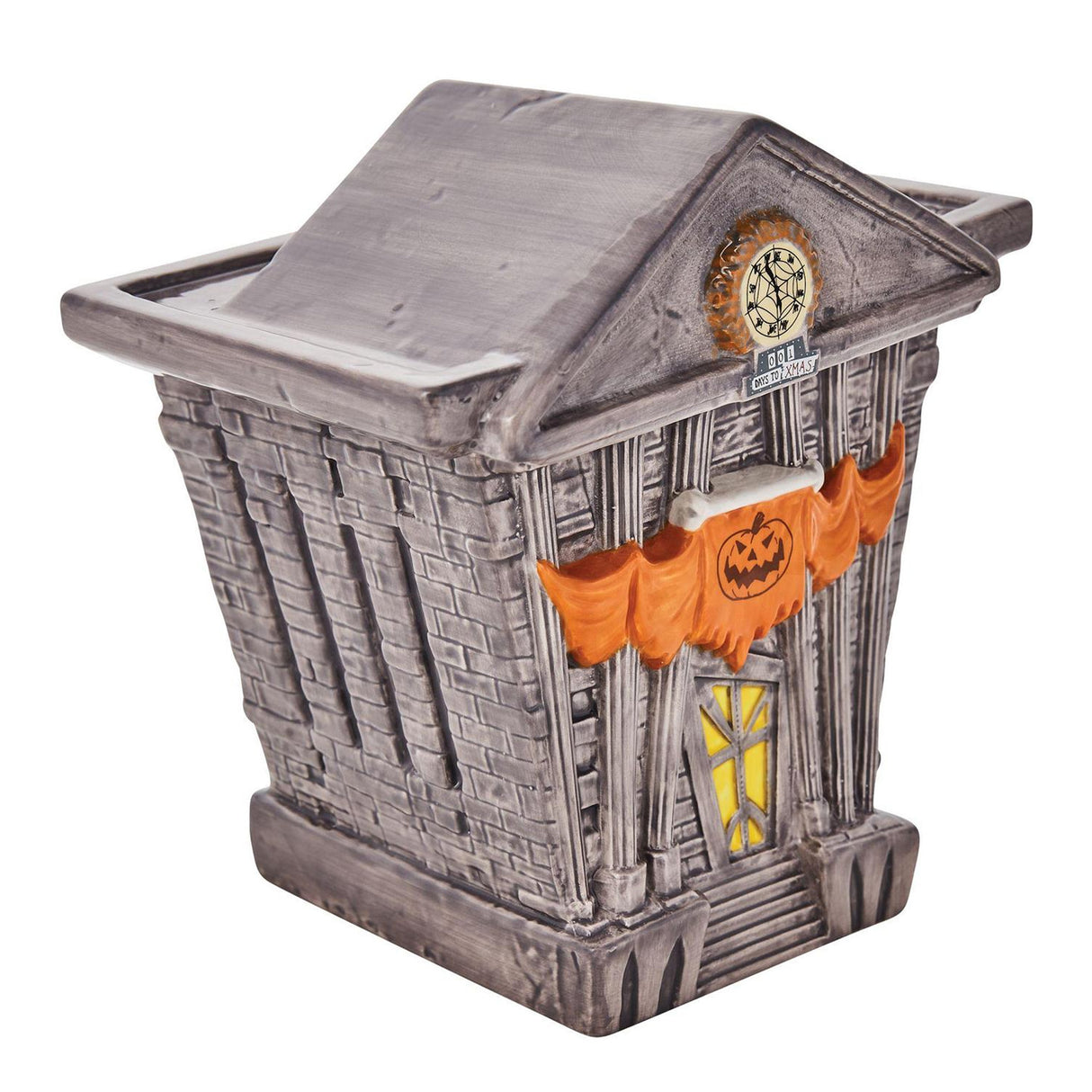 Disney Ceramics  Halloween Town City Hall Cookie Jar