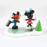 Department 56 - Mickey & Minnie Go Skating Figurine