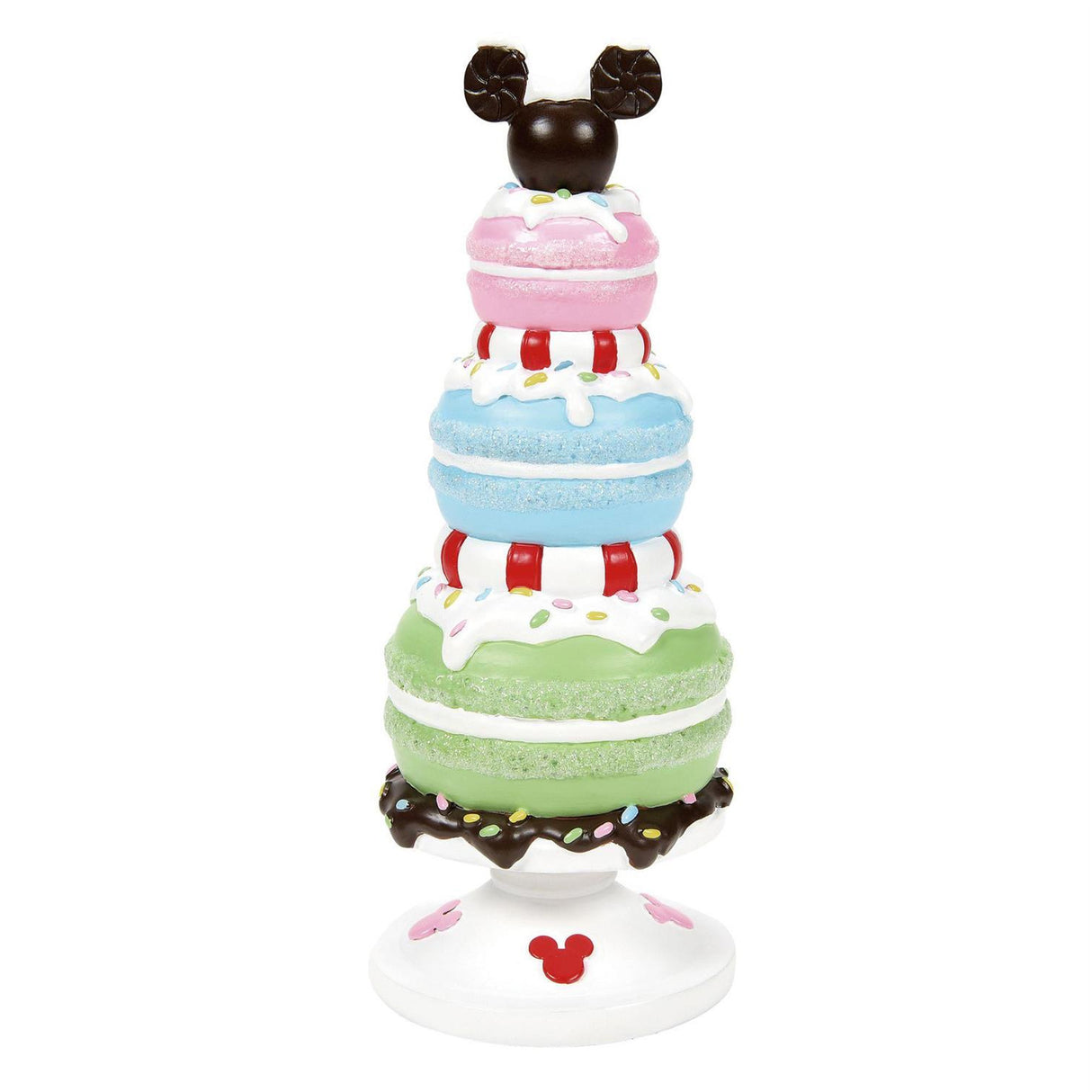 Department 56 - Disney Village Mickey's Merry Macaron Tree Figurine