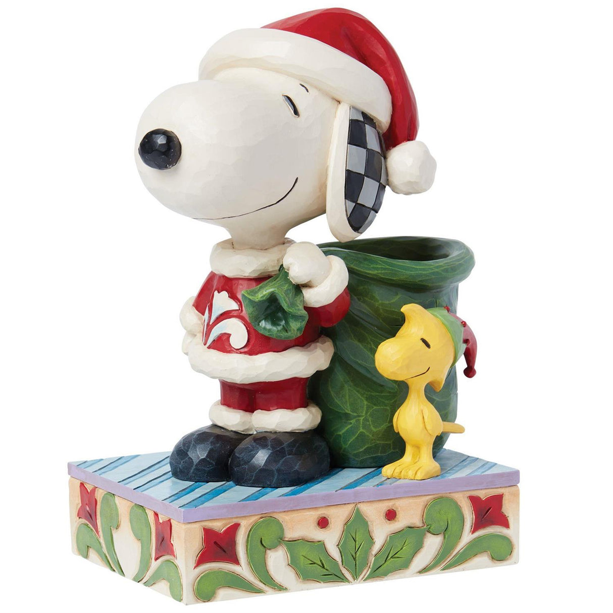 Jim Shore - Snoopy Santa and Elf Woodstock Figurine