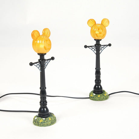 Department 56 - Mickey's Pumpkintown Light-Up Street Lights