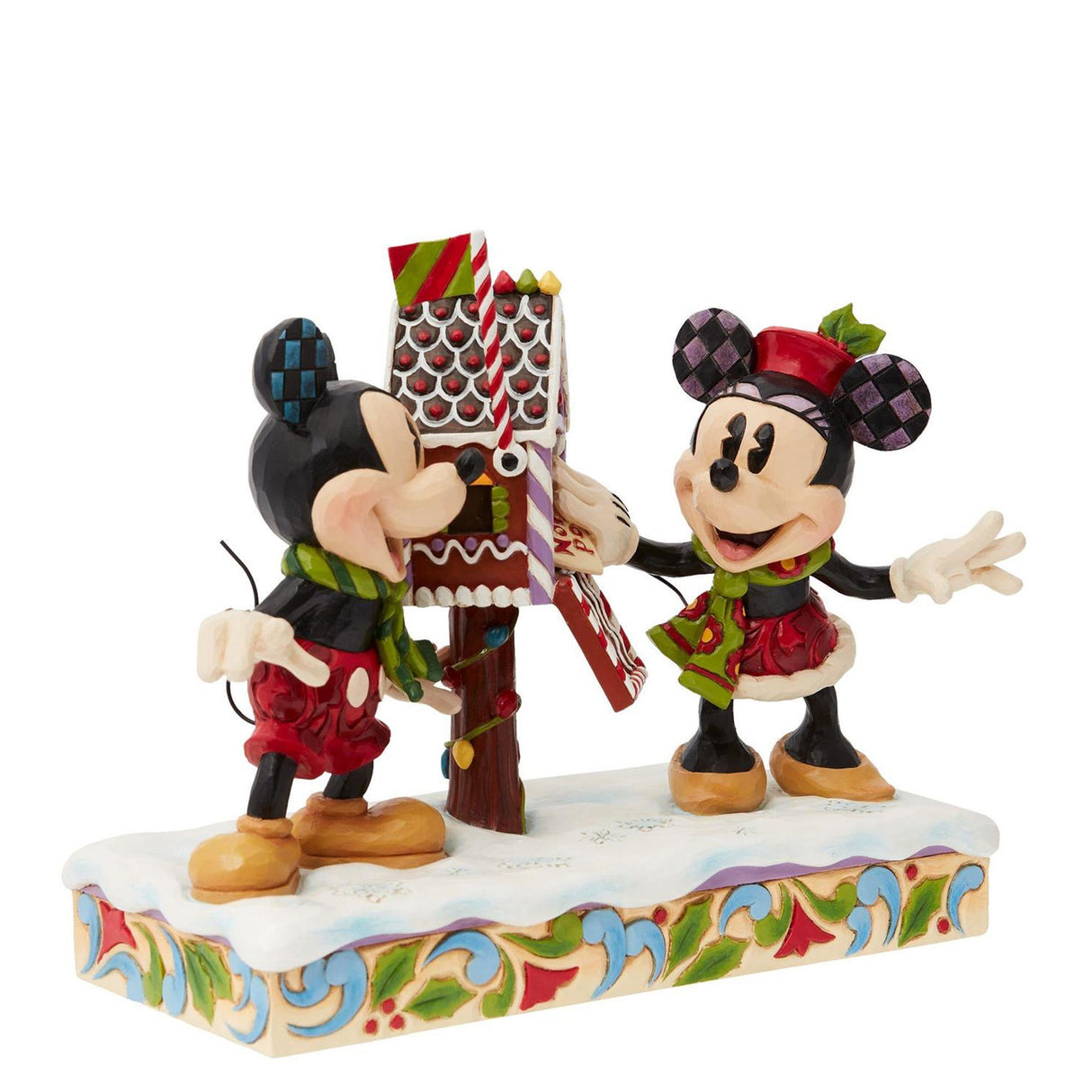 Disney Traditions - Mickey and Minnie Letters Figurine