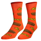 Reese's Cups - Mens Crew Folded - Crazy Socks