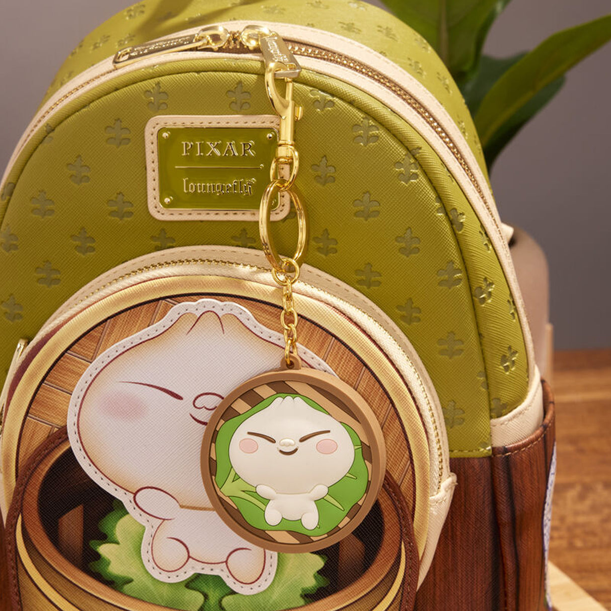 Pixar Shorts Bao Bamboo Steamer Basket Keychain