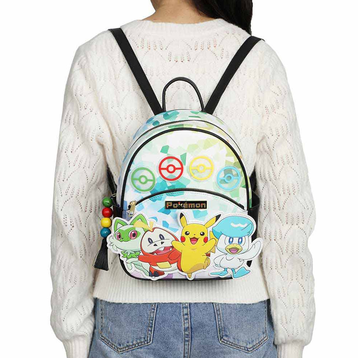 Pokemon Pikachu 3D Applique Mini Backpack