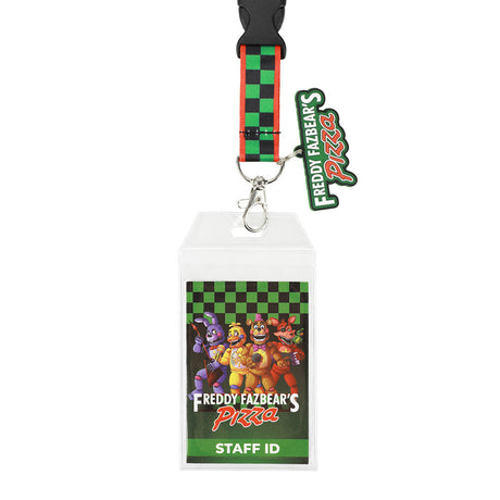 Five Nights At Freddy'S Pizza Staff Lanyard