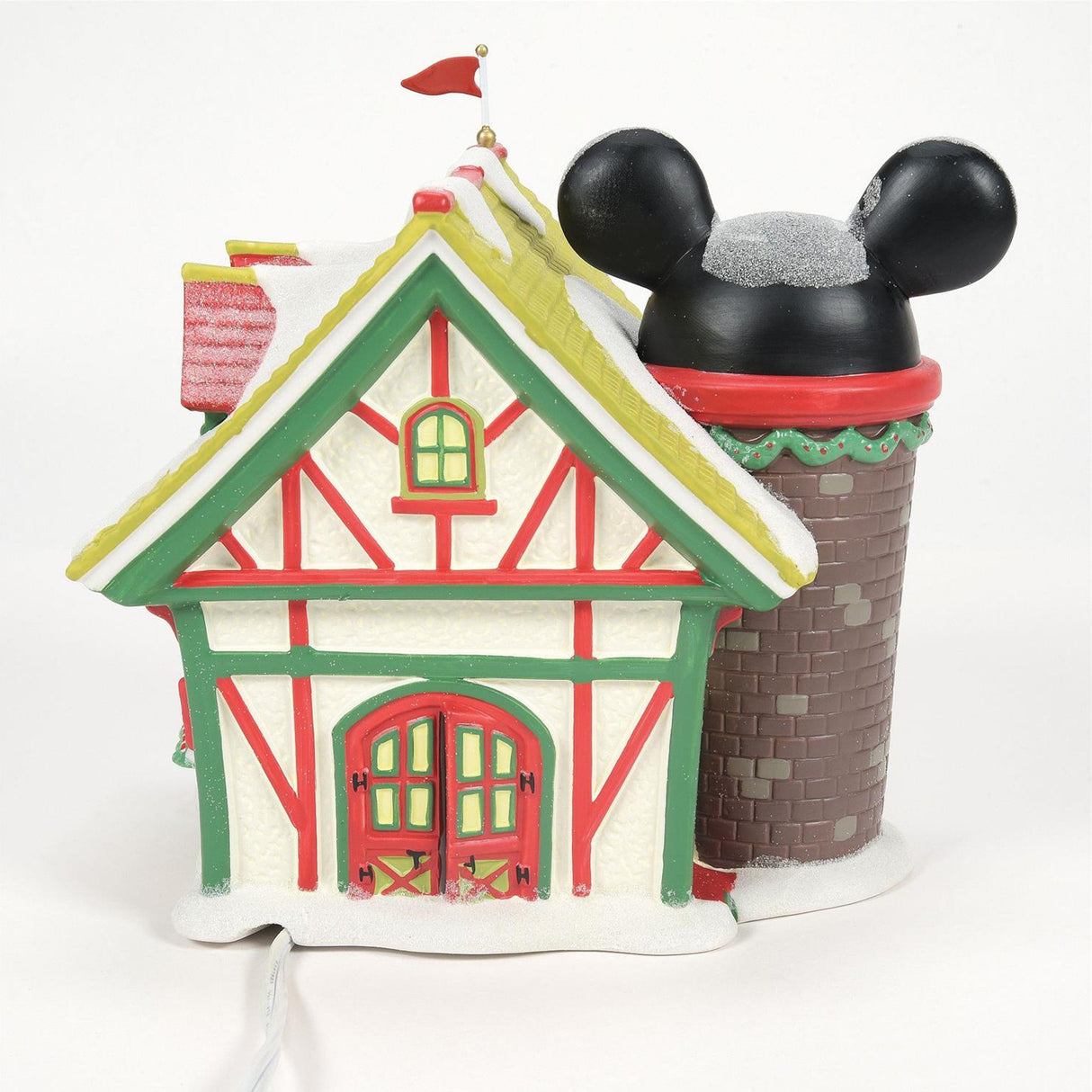 Department 56 - Mickey's Ski And Skate Light -Up Figurine