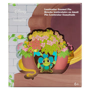 Loungefly Disney Tangled Pascal Flowers Lenticular 3" Collector's Box Pin Limited Edition