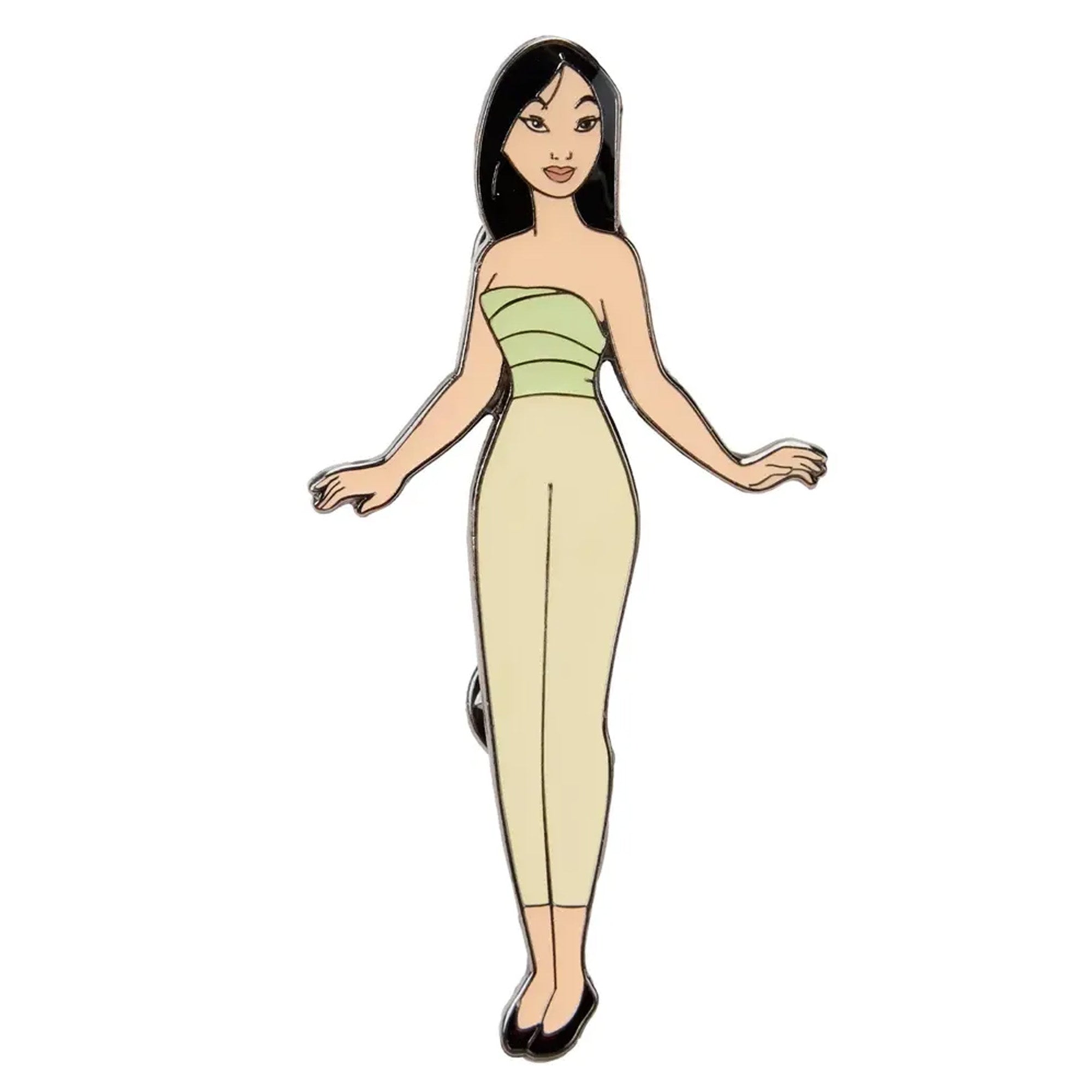 Loungefly Disney Mulan Paper Doll Magnetic Pin Set