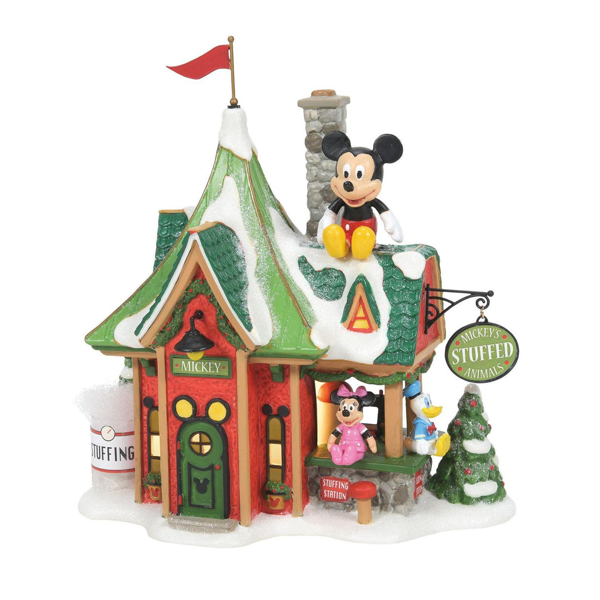 Department 56 - Mickey's Stuffed Animals Light-Up Shop