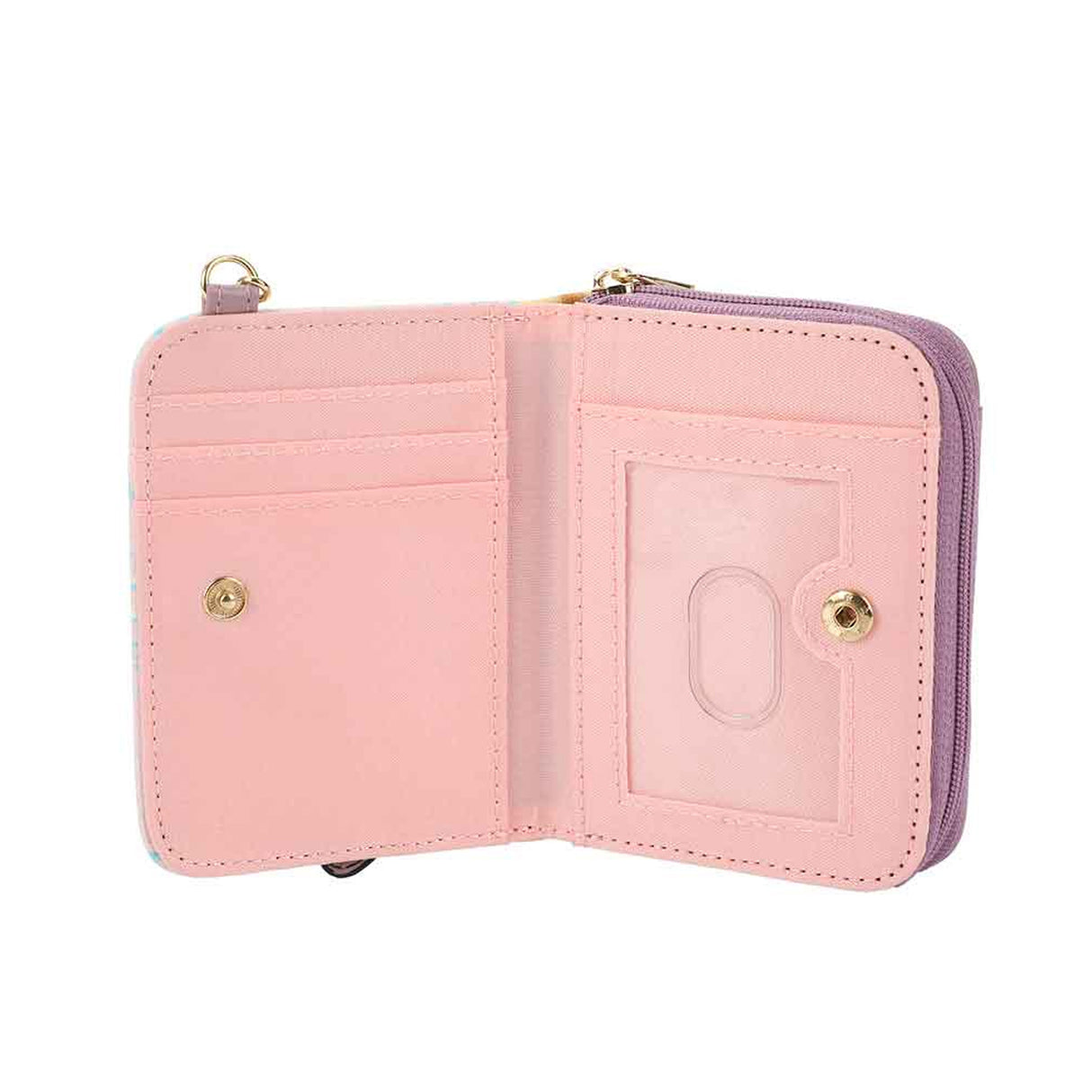 Disney Stitch & Angel Mini Zip Around Wallet