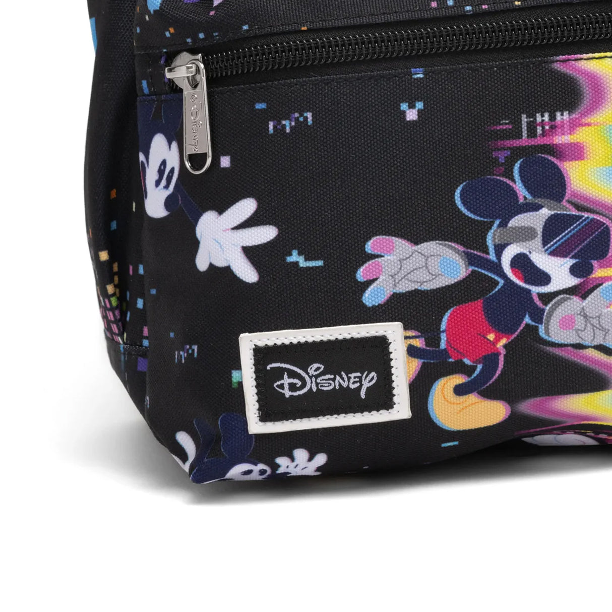 Disney Technicolor Mickey Mouse Park Day Nylon Mini Backpack