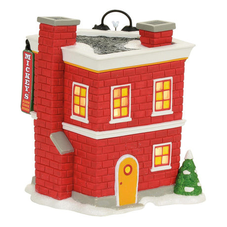 Department 56 - Mickey's Light-Up Alarm Clock Shop