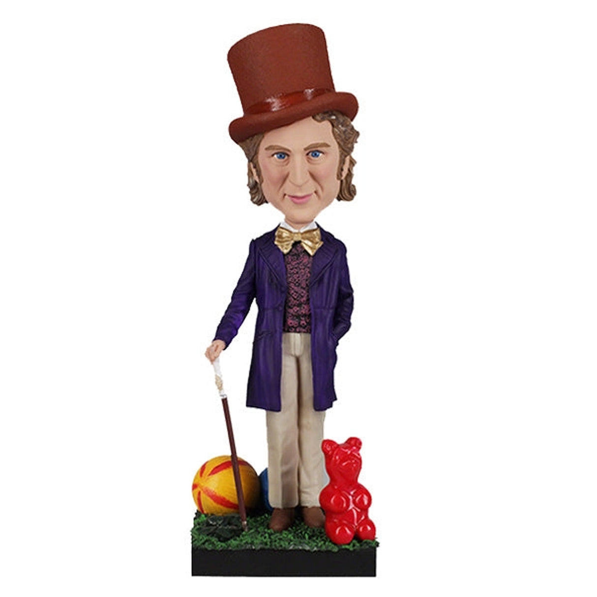 Royal Bobbles Willy Wonka Collectible Bobblehead Statue