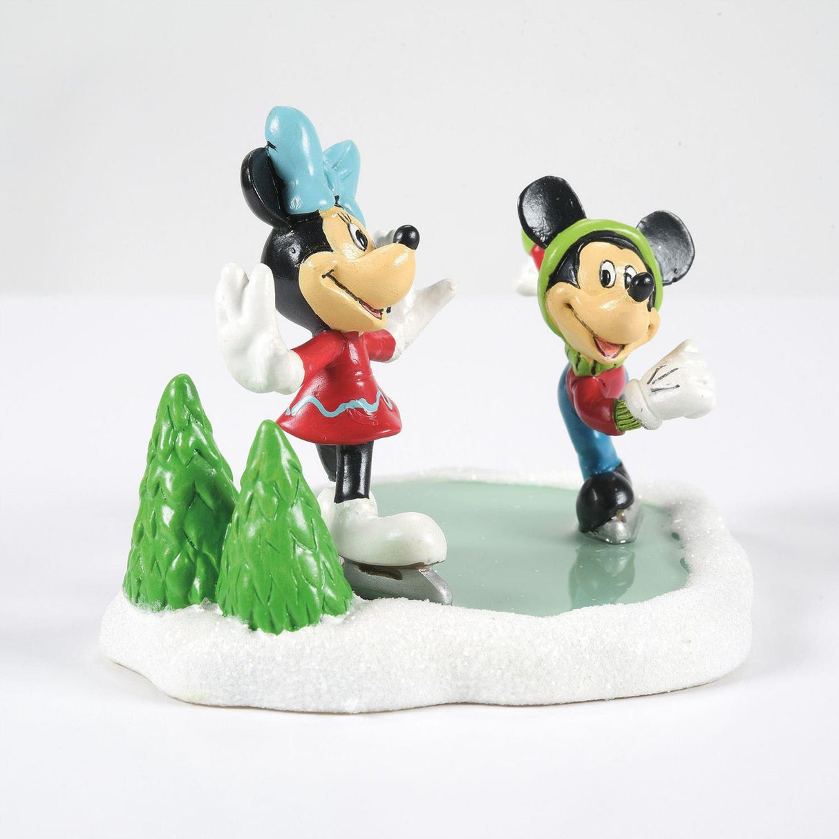 Department 56 - Mickey & Minnie Go Skating Figurine