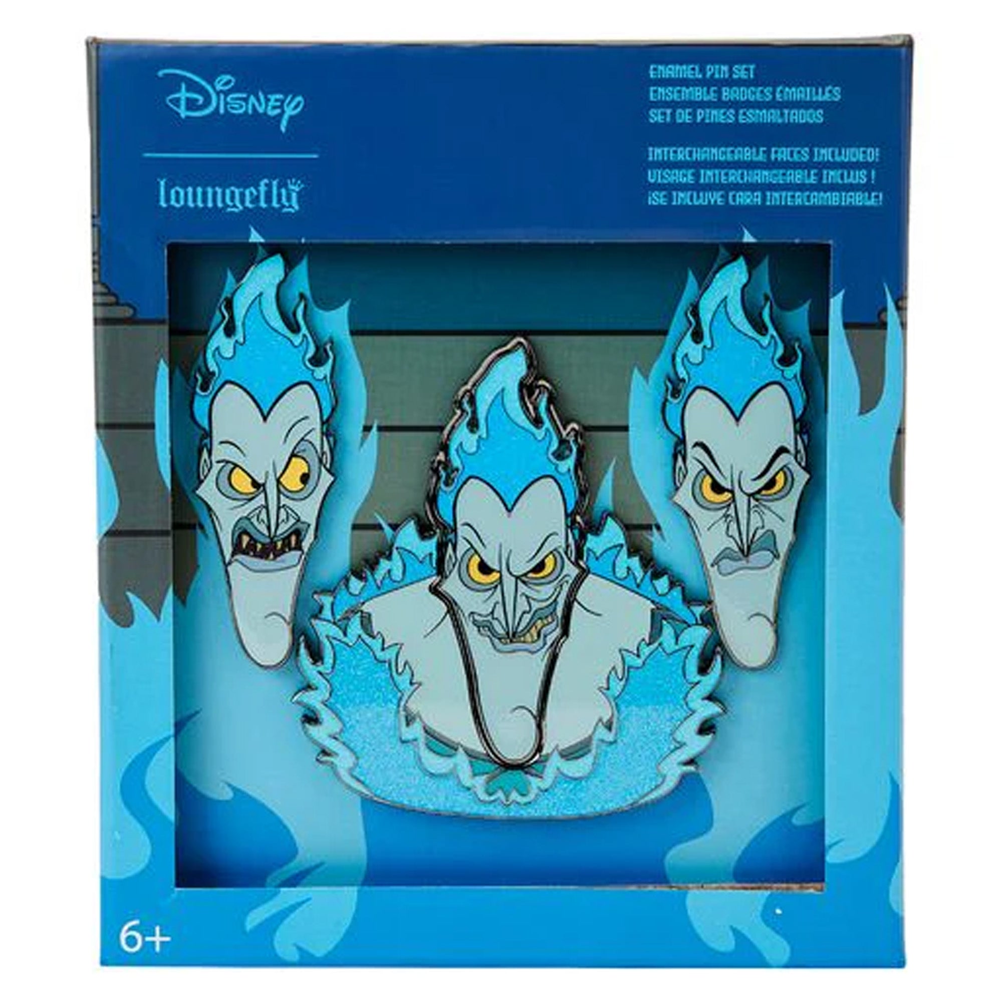 Loungefly Disney Hercules Hades Mixed Emotions Pin Set