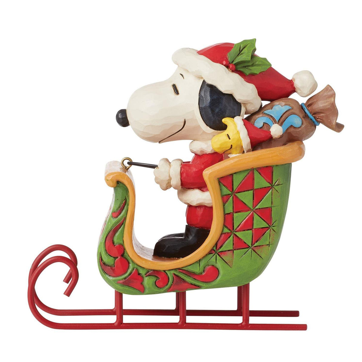 Jim Shore - Snoopy & Woodstock in Sleigh Figurine