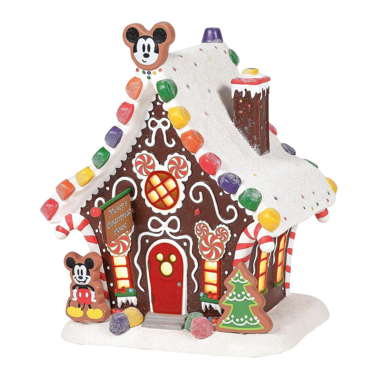 Department 56 - Mickey's Light-Up Gingerbread House