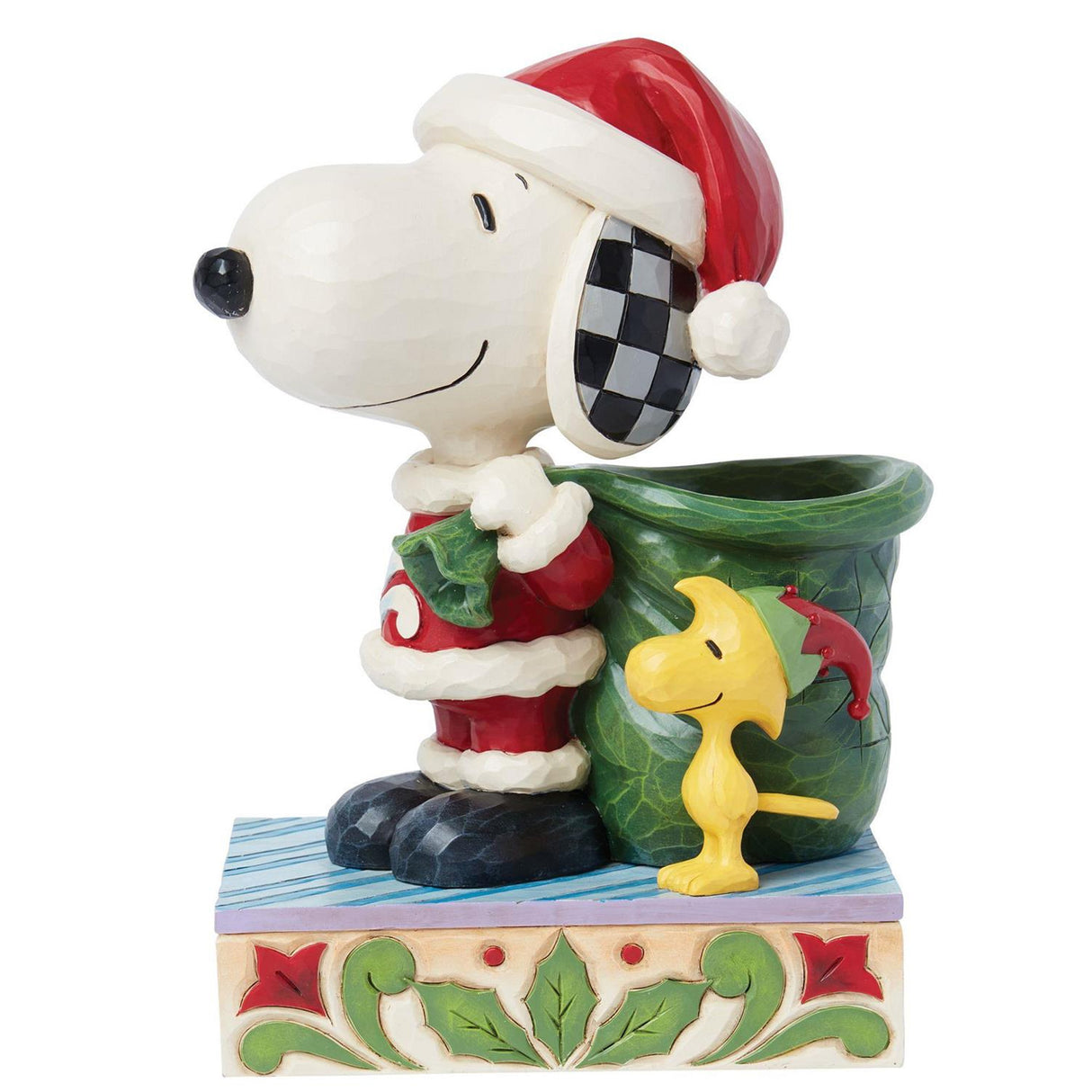 Jim Shore - Snoopy Santa and Elf Woodstock Figurine