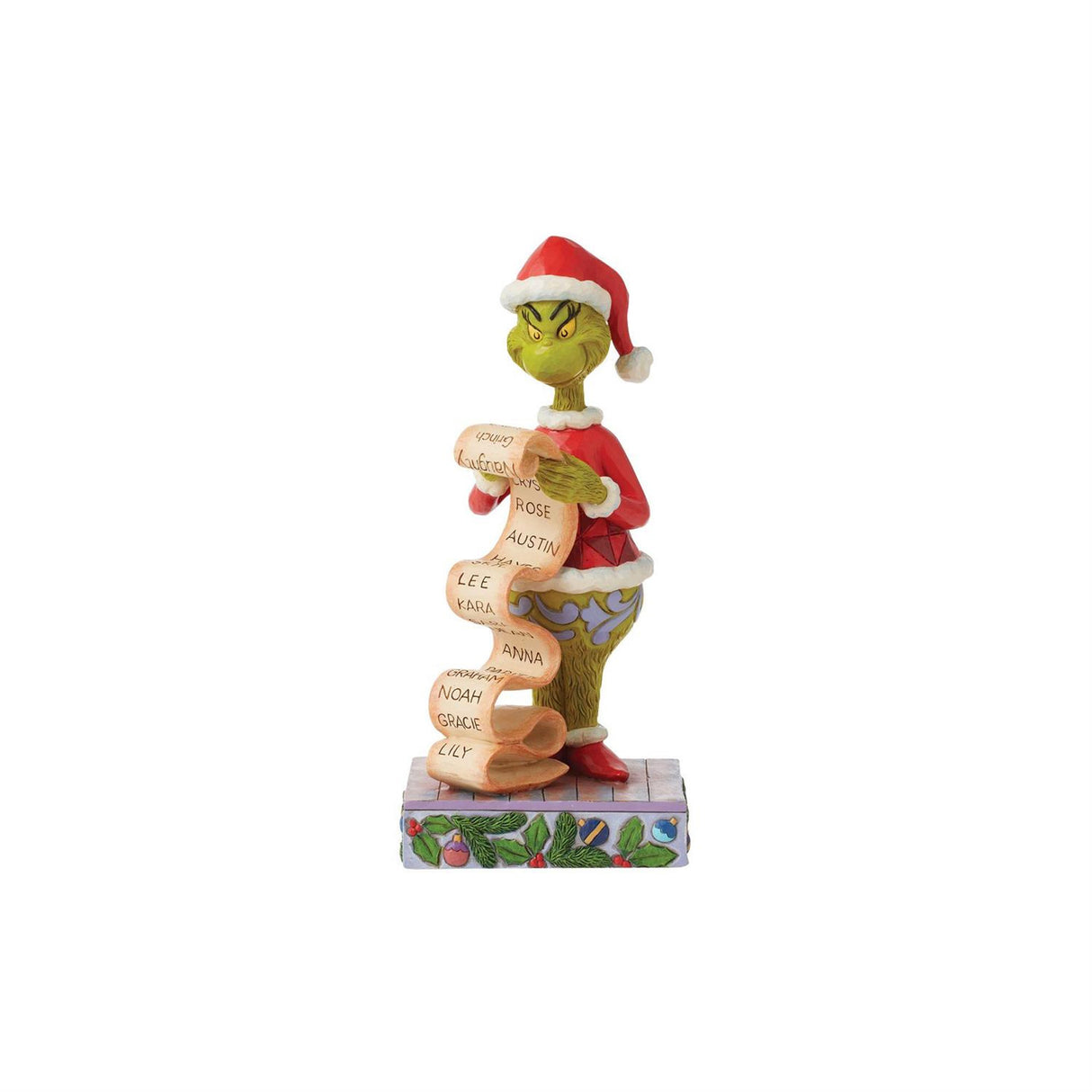 Jim Shore - Dr Seuss Grinch Naughty/Nice List Figurine