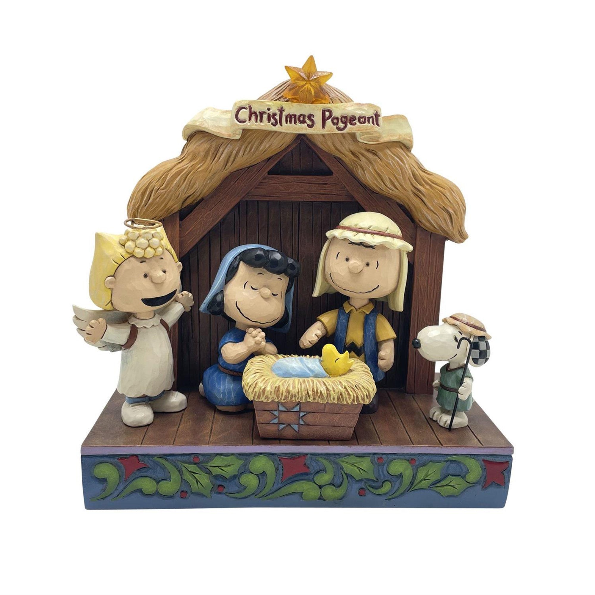 Jim Shore - Peanuts Christmas Pageant Light-Up Figurine