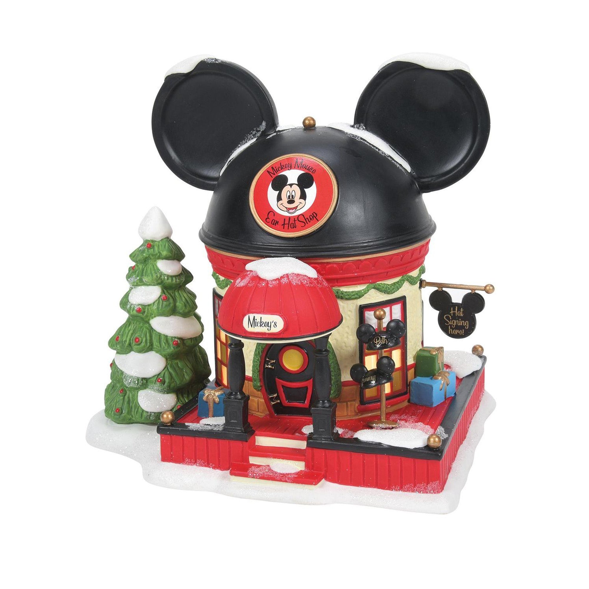 Department 56 - Mickey Mouse Ear Hat Light-Up Shop