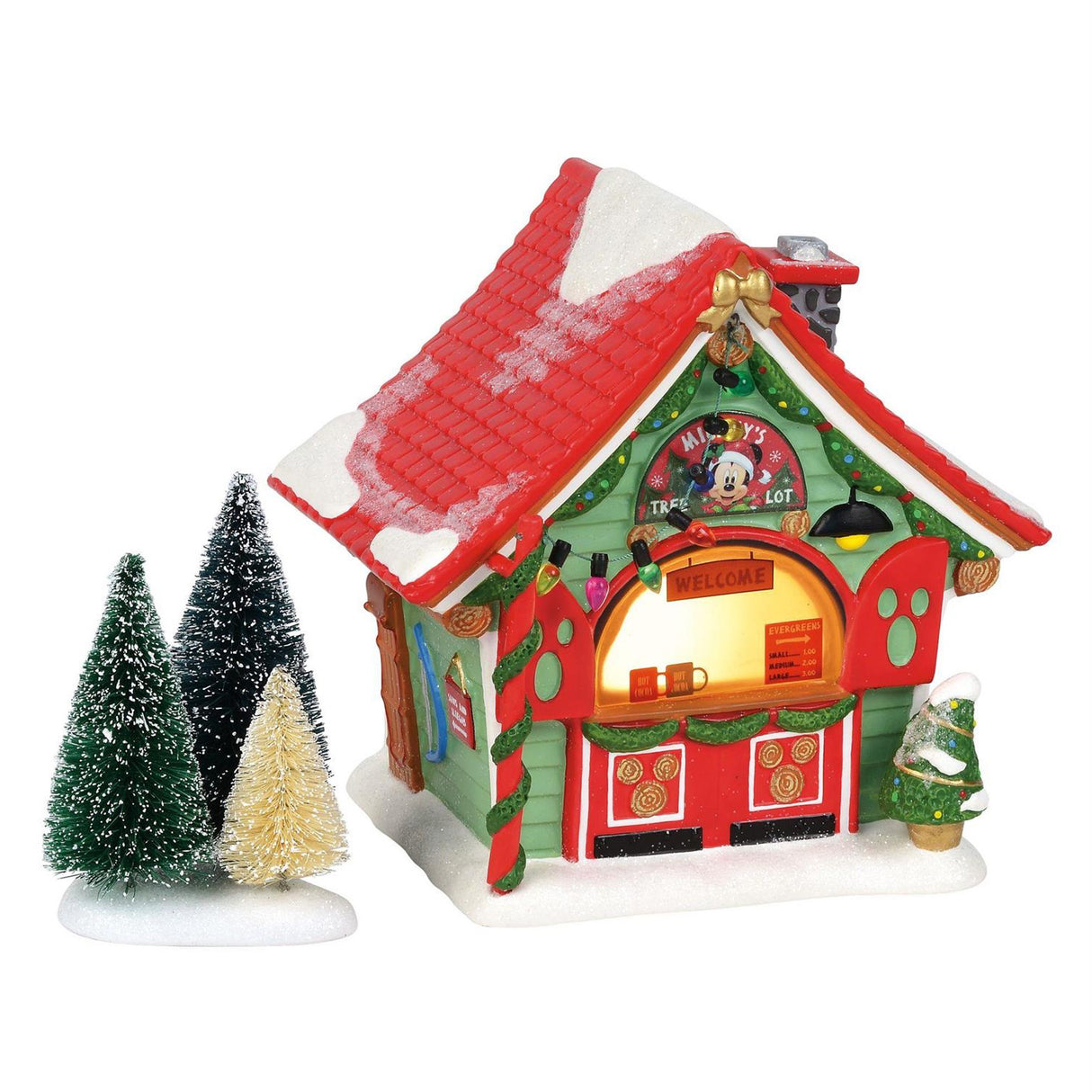 Department 56 - Mickey's Light-Up Tree Lot